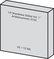 Abb. Händlerinformation ''Brandnew Oldies - Volume 1'' (Vinyl)
